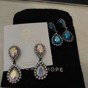 Loren Hope Abba Earrings Iridescent AB Volcano AB New